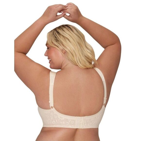 Playtex 18 Hour Bra 40G Cream Ultimate Shoulder Comfort Wirefree Wide Strap 4693 - Picture 3 of 9